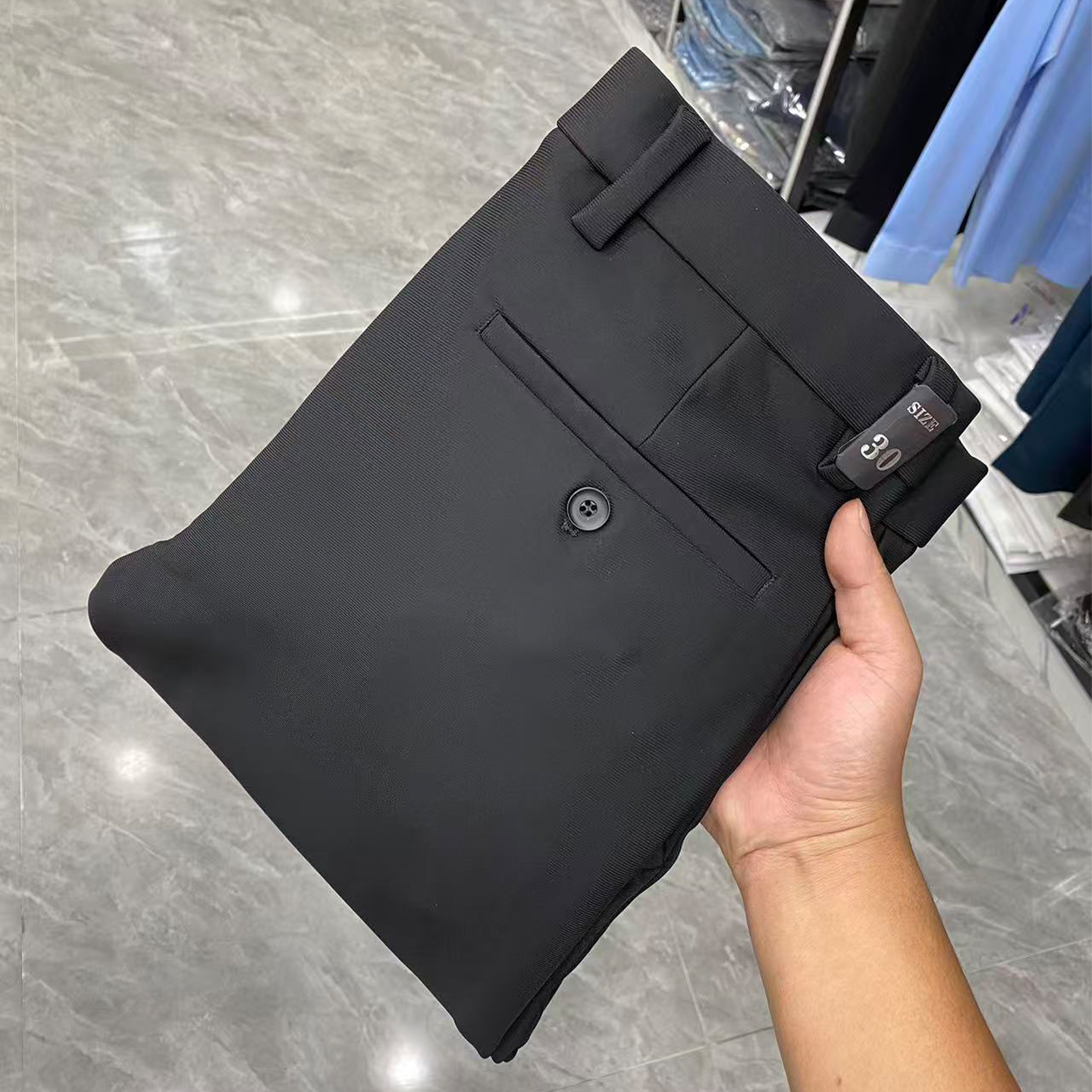 男士商务加绒休闲裤弹力百搭长裤