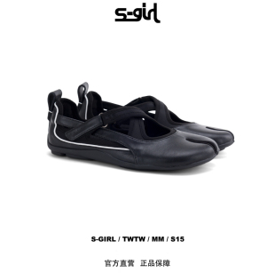 SGIRL TWTW［C513-1］法式交叉带分趾玛丽珍单鞋女鞋新款平底鞋