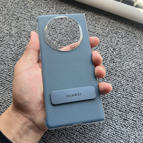 原装正品适用华为matex6原装手机壳官方原产原配真皮革超薄旋转支架防摔保护套X6典藏版无边框简约商务男女新