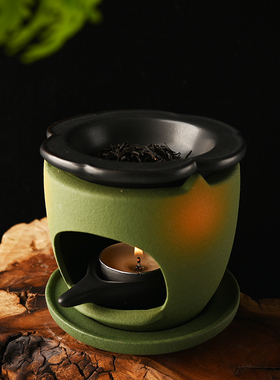 香薰炉隔火熏绿色新中式烤茶炉