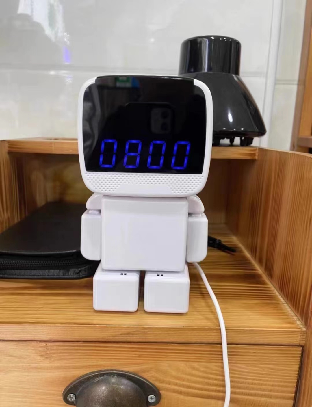 断电续航手机远程监控器室内360度wifi高清夜视无线机器人摄像头