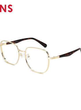 JINS睛姿含镜片近视镜金属感时髦复古可加配防蓝光镜片MMF25S044