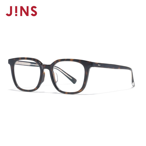 JINS睛姿含镜片近视镜休闲潮流镜框男女可配防蓝光镜片URF25A180