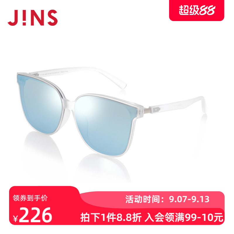 JINS睛姿儿童太阳镜经典造型框太阳镜墨镜KRF22S140