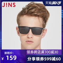 JINS睛姿偏光时尚方框太阳镜防紫外线男女通用URF18S903
