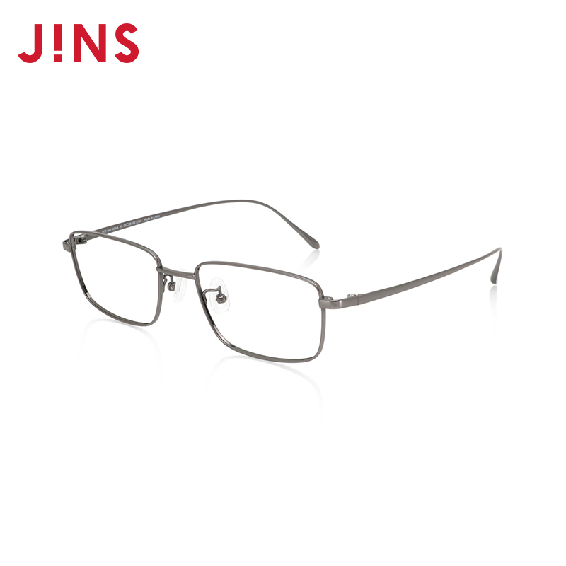 JINS睛姿含镜片近视镜钛框商务舒适干练可配防蓝光镜片MTF24A160