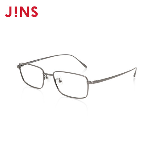 JINS睛姿含镜片近视镜钛框商务舒适干练可配防蓝光镜片MTF24A160