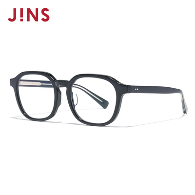 JINS睛姿含镜片近视镜休闲潮流镜框男女可配防蓝光镜片URF25A210