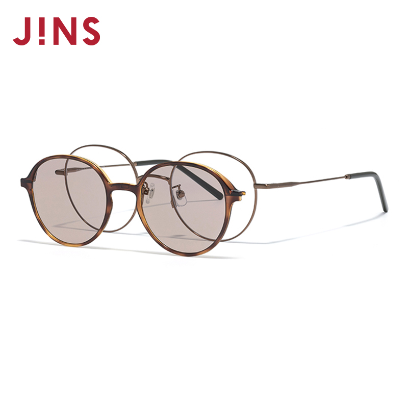 JINS睛姿磁吸贴片太阳眼镜彩色墨镜女可加配防蓝光镜片LMF25S219