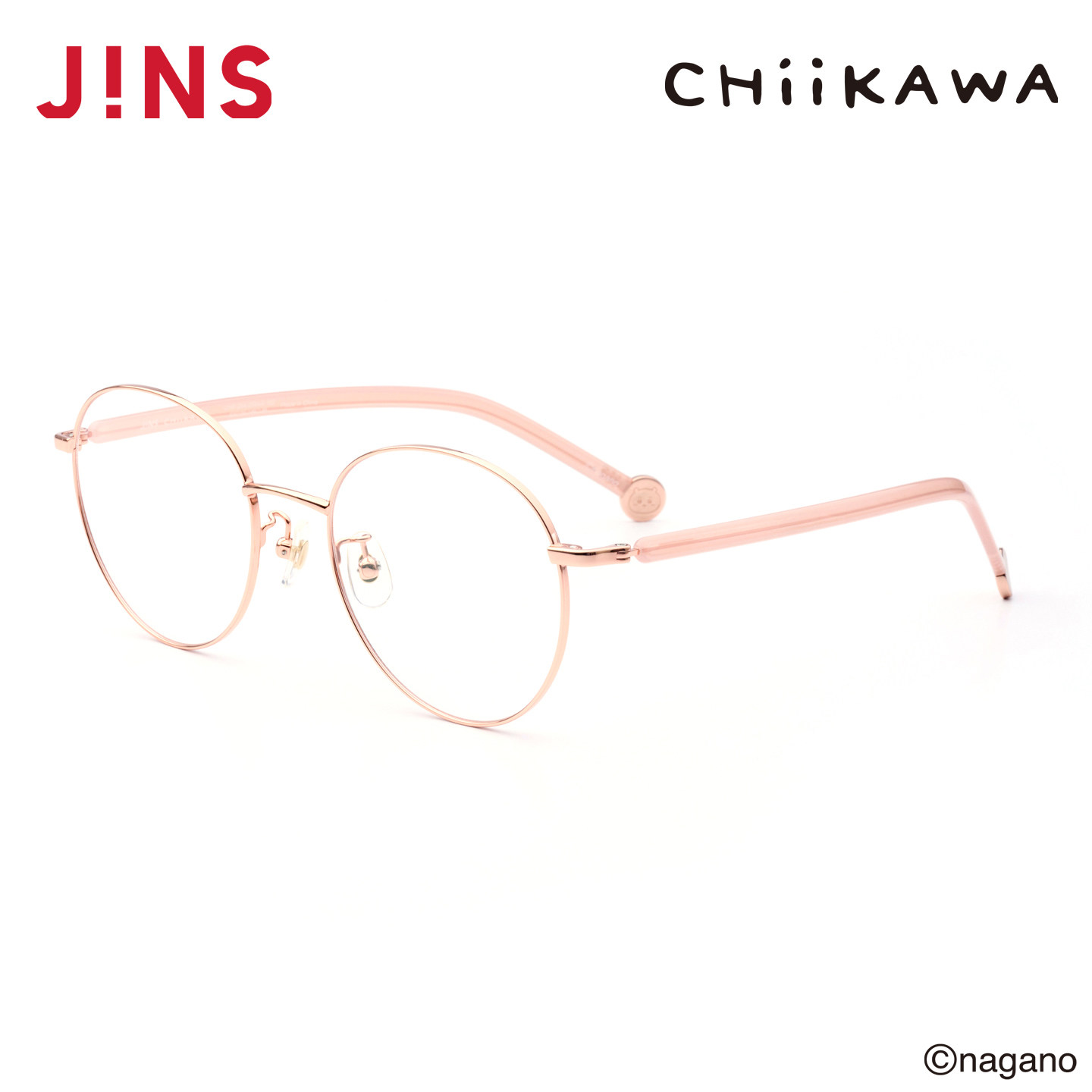 JINS睛姿Chiikawa吉伊卡哇合作款近视眼镜架可加配镜片U