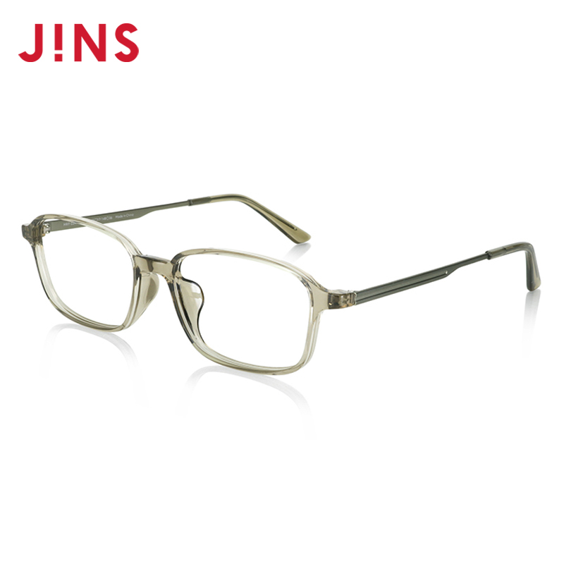 JINS睛姿含镜片近视镜低调简约商务款可加配防蓝光镜片MRF23A156