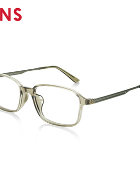 JINS睛姿含镜片近视镜低调简约商务款可加配防蓝光镜片MRF23A156