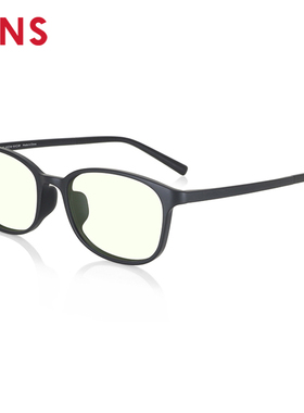JINS睛姿防蓝光镜复古方框护目镜防辐射眼镜架升级定制FPC23S001