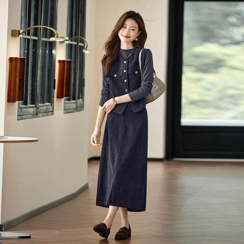 时尚套装秋新品女显瘦气甲质YL680优件雅季马长袖恤半身裙三套裙,女装/女士精品,时尚套装,淘宝优惠券,粉丝福利购,淘宝优惠卷