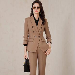 ALGJZ160优雅的式燕尾服，半裙套正，商务办公装，长裤两件套装，