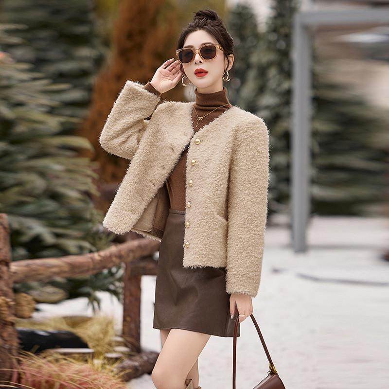 小香HE8842-1风外套子冬洋季新款女装小个时尚气质短气皮毛一体上,女装/女士精品,短外套,淘宝优惠券,粉丝福利购,淘宝优惠卷