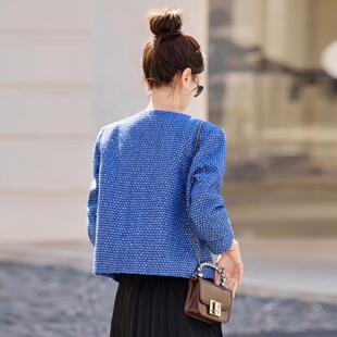 气质LT2705 秋季 搭小个子时尚 小上香风短外套女款 0减龄百衣 新款