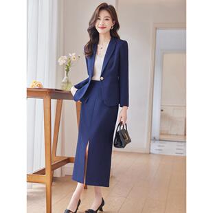 小AL732775西服+裙秋季新流行漂亮御姐炸装街韩剧长小香风两件套