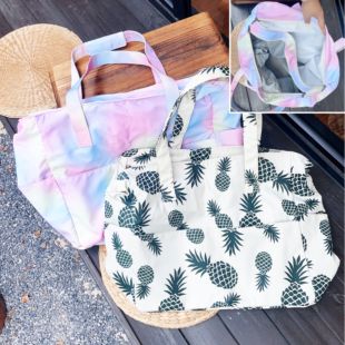 干湿分离多拉链多隔层！外贸防水尼龙沙滩包行李袋运动健身单肩包