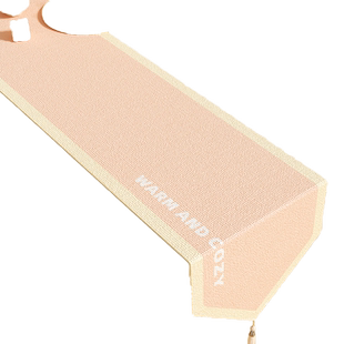 奶油ins风餐桌茶几桌旗鞋柜玄关防水防尘布餐边柜垫长条布艺桌布