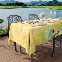 Outdoor camping tablecloth, no-wash, oil-proof, water-proof and sun-proof, outdoor table mat, country-style picnic high-end table mat thumbnail 7