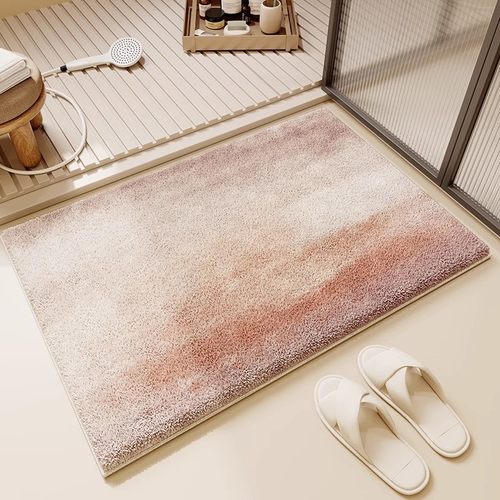 奶油ins风米娜春天毛绒吸水地垫