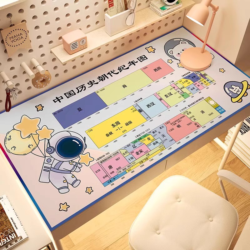 书桌垫学习桌垫环保地理知识护眼