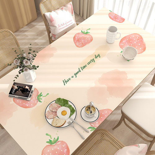 米娜春天防水免洗餐桌垫硅胶皮革