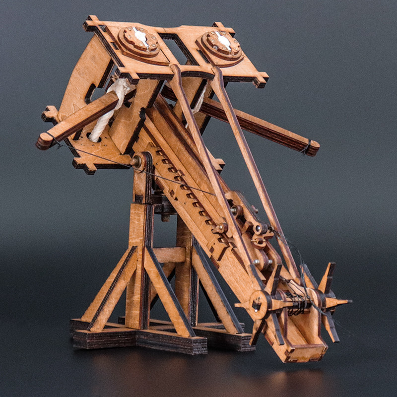 罗马弩炮扭力炮古代战车模型古战车帝国时代中世纪生日礼物礼品