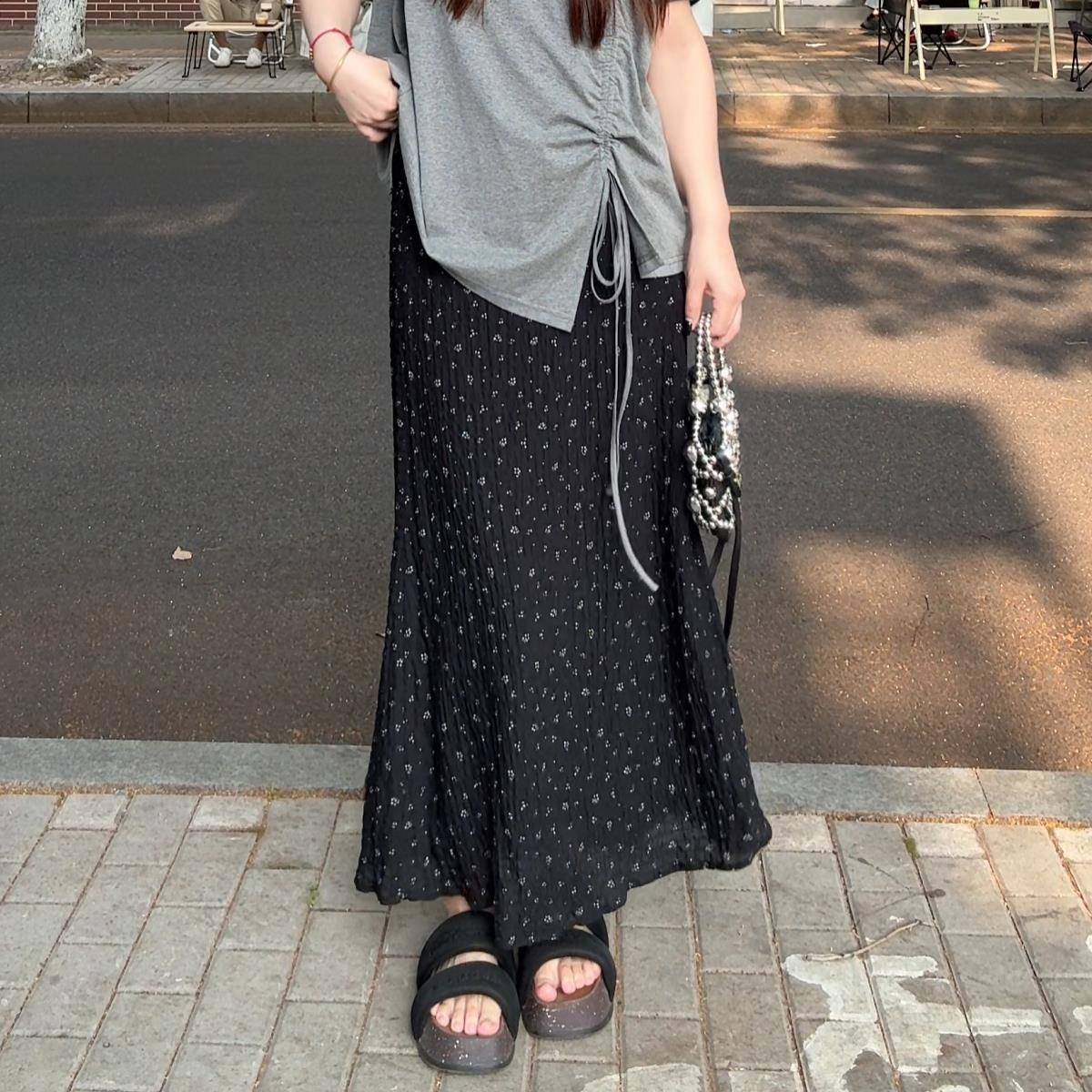 南岛风大码女装200斤碎花半身半身裙