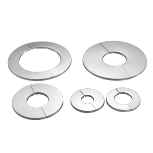 天燃气管道遮挡罩装饰热水器煤气水管遮丑装饰盖不锈钢空调孔洞口