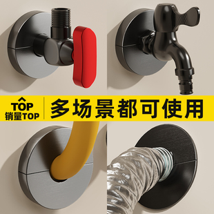 燃气热水器排烟管遮挡罩装 饰盖不锈钢墙洞口孔洞管道排气管遮丑盖