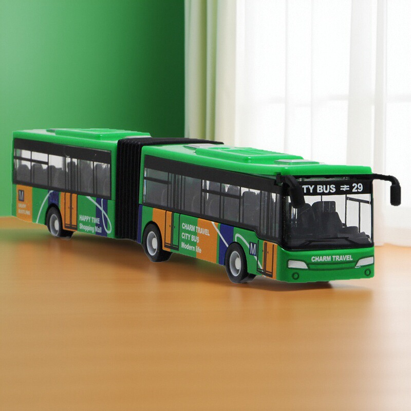 SIKU公交车合金双节加长小巴士小巧回力儿童玩具跨境热销玩具礼品