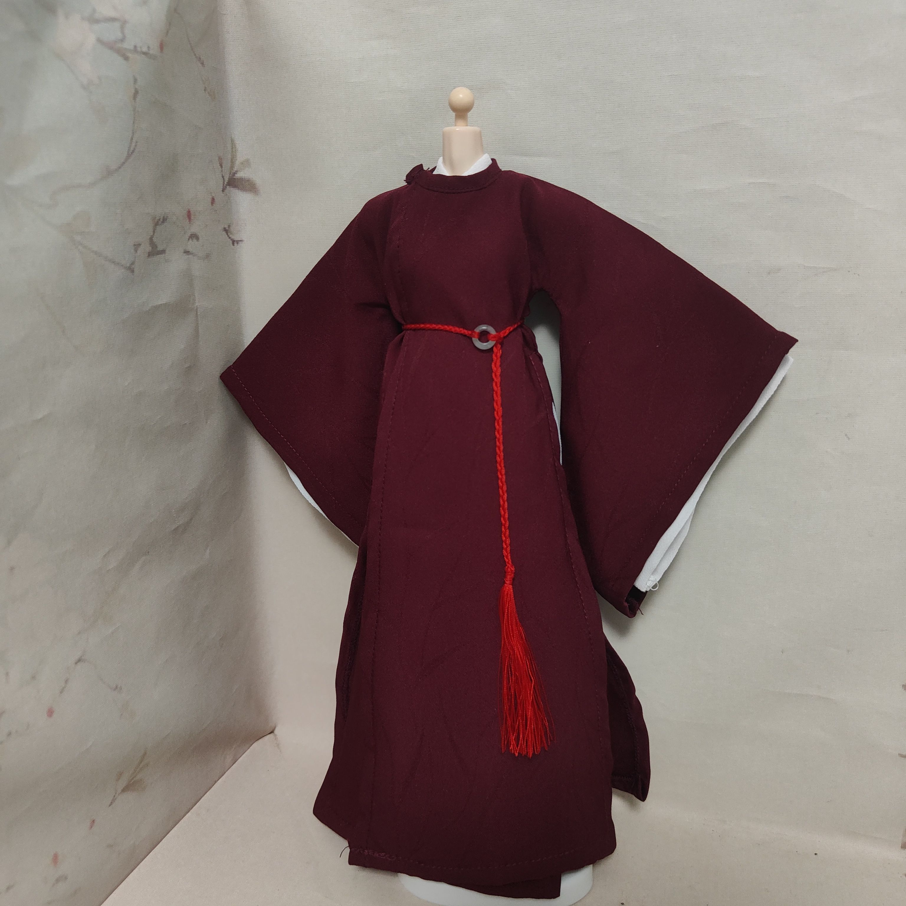 菩提生莲宇哥六分兵人次元雏菊修杰仙侠ob27特体红色圆领娃衣