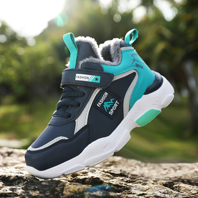 ABCXZPQ男童运动鞋加绒儿童棉鞋