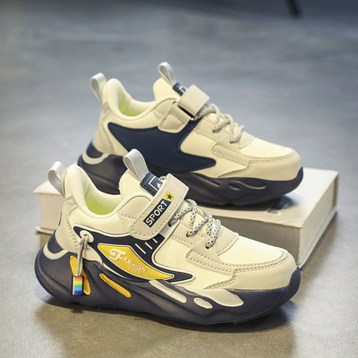 ABCXZPQ儿童运动鞋男童皮面防水