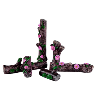 小树桩木桩小木墩沙盘模型摆件树墩树脂工艺多肉苔藓微景观摆件