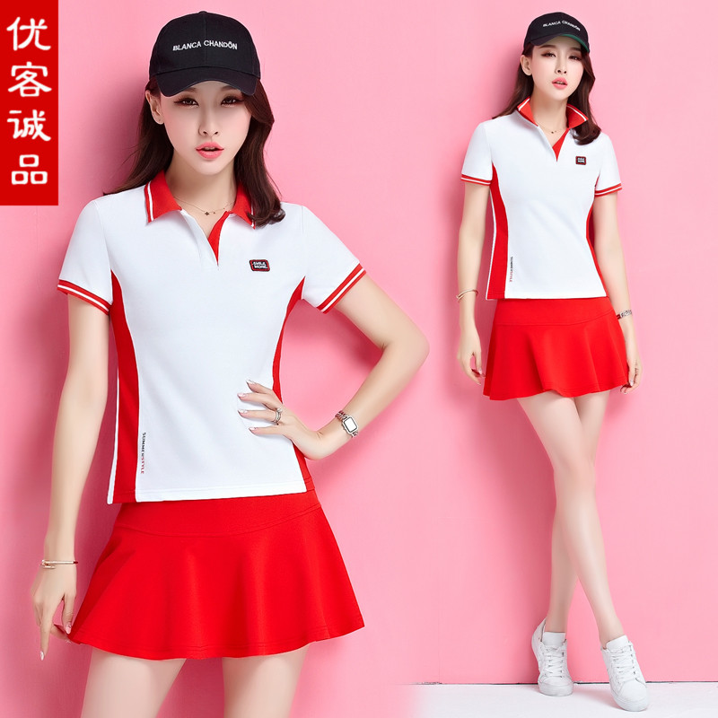 新款运动裙情侣装防走光羽毛球服