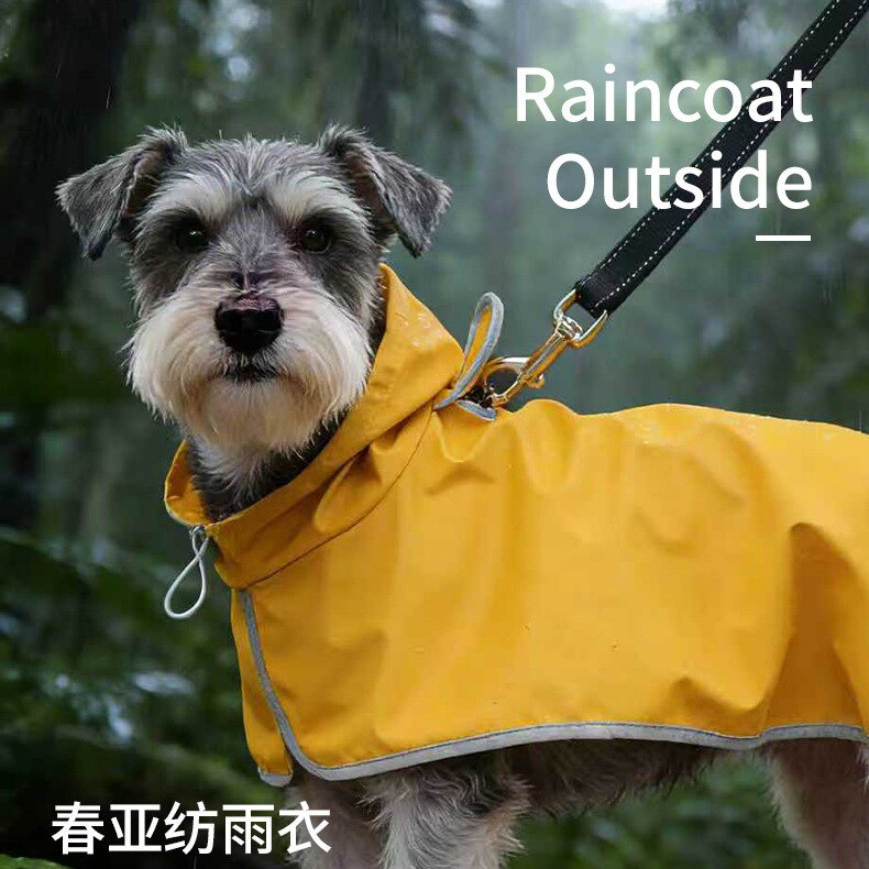 宠物全包雨衣狗狗肚兜雨披柯基柴犬春夏大中型犬防水防脏小狗衣服