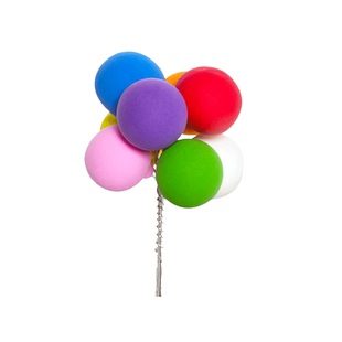 网红彩色小气球插件告白气球车载摆件六一儿童节蛋糕装饰品甜品台