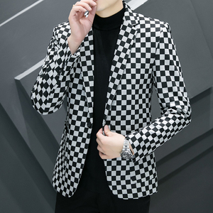233 男士休闲春秋西装小西服外套上衣单件P110图片