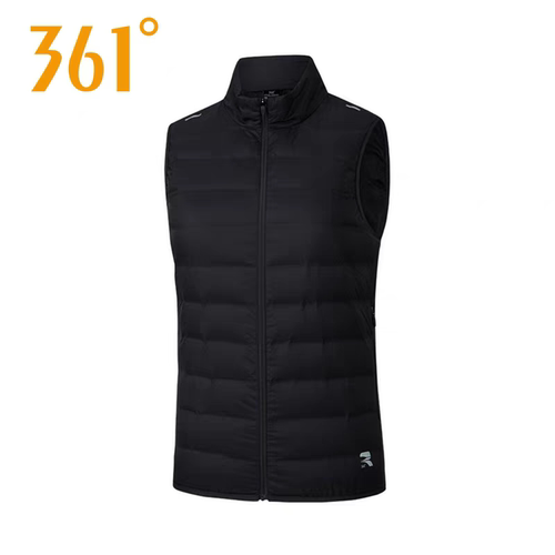 361度正品女装羽绒马甲2025冬季新款轻薄无袖保暖羽绒外穿休闲女