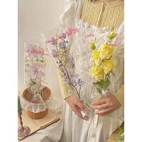 法式高级感成品仿真花束假花成品