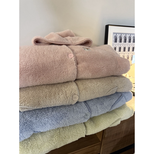 muzi“温暖小被窝”超软糯蓬松绵密～保暖厚实高品质北极绒睡袍