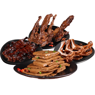 【领券减100_氮气装】卤烤鸭麻辣鸭锁骨鸭掌鸭爪豆干重庆梁平特产