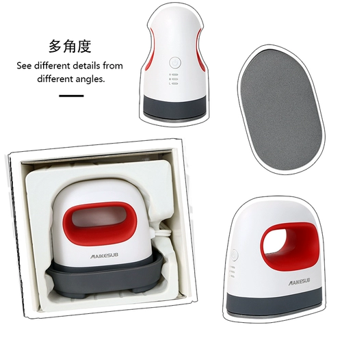 Мини-термопресс, ручной бытовой портативный небольшой термопресс, гладильный электрический утюг, утюг с теплопередачей, небольшой дорожный электрический утюг