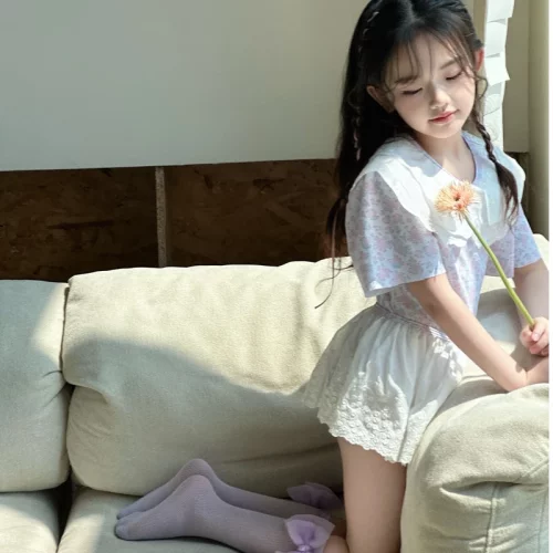 301儿童泳衣女童连体韩系ins风小碎花防晒速干A类夏季新款泳衣