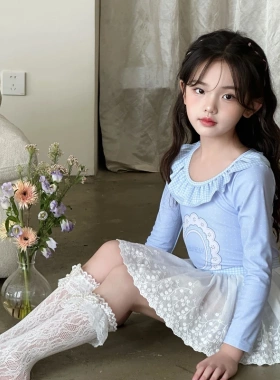 儿童泳衣女童分体欧若风防晒速干度假游泳衣品质泳装夏季新款101