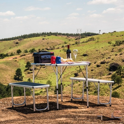 Металлический сверхлегкий дорожный комплект для кемпинга, алюминиевый сплав