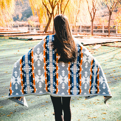 卓赫ZENHEO美式针织羊毛毯